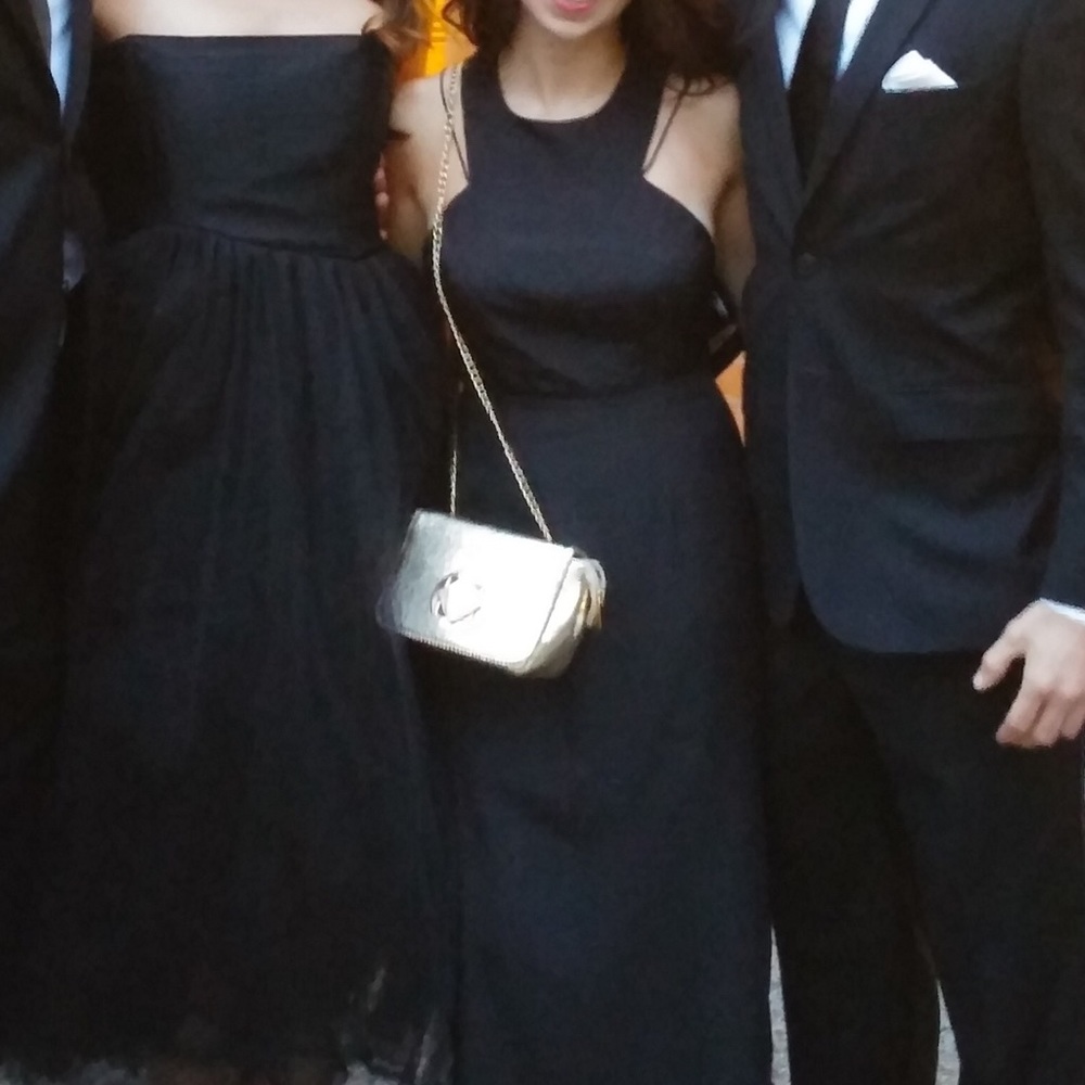 Long black dress